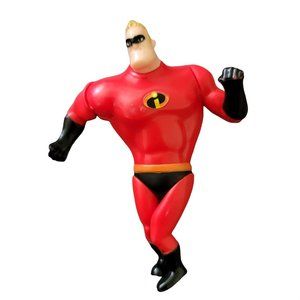 Mr. Incredible Disney Figurine 4.5" Red Super Hero Costumed Collectible JJ944